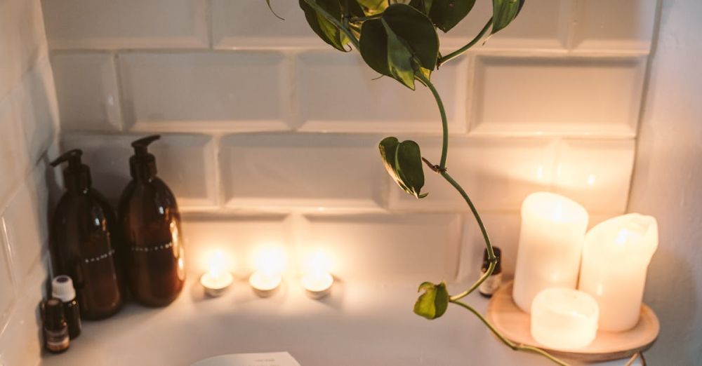 Romantic Hotels - A Romantic Setting In The Bathroom