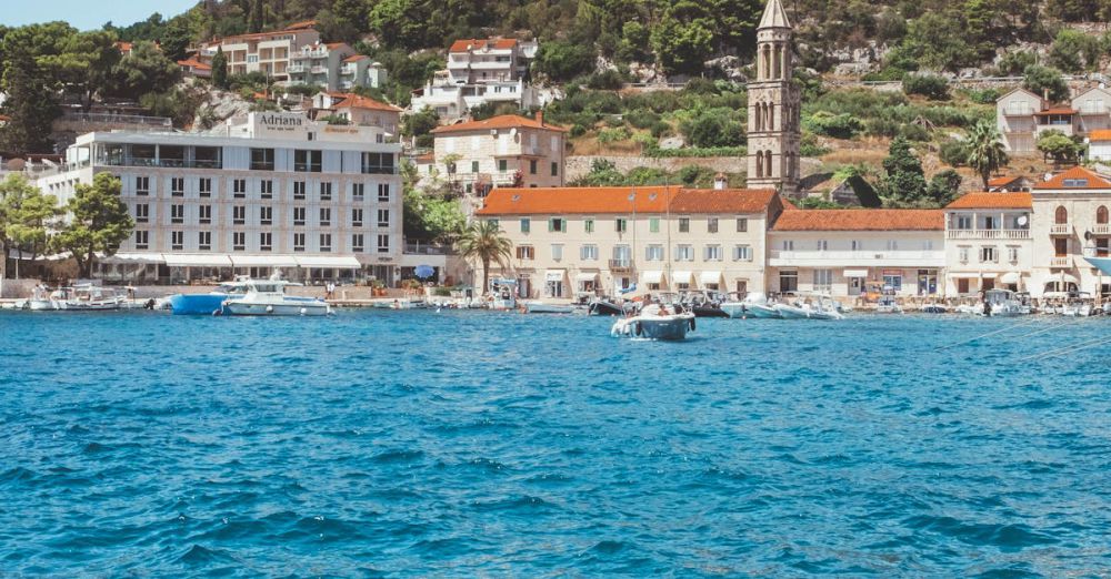 Family-Friendly Hotels - The view of a small town from the water