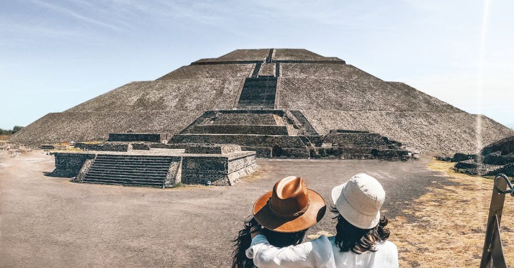 Teotihuacan - Pyramid of the Sun in Mexico