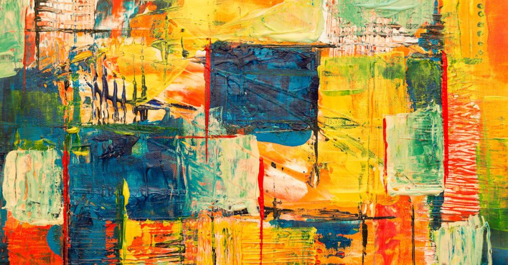 Contemporary Art - Multicolored Abstract Painting